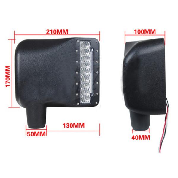 4X4 LED Side View Wing Mirrors with Turn Signal for Jeep Wrangler