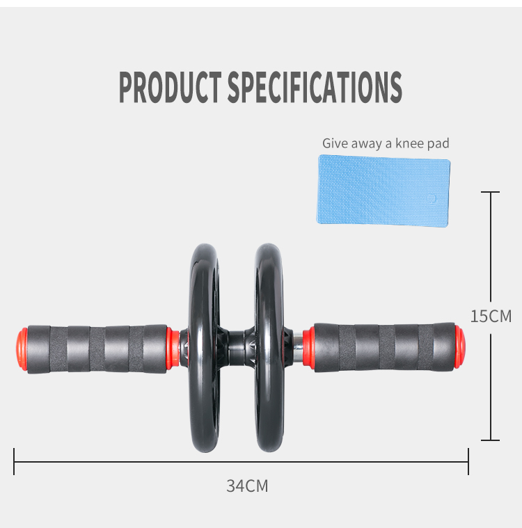 Thickened Ab Wheel Lose Belly Fat Sweatproof PVC Ab Roller Knee Pad