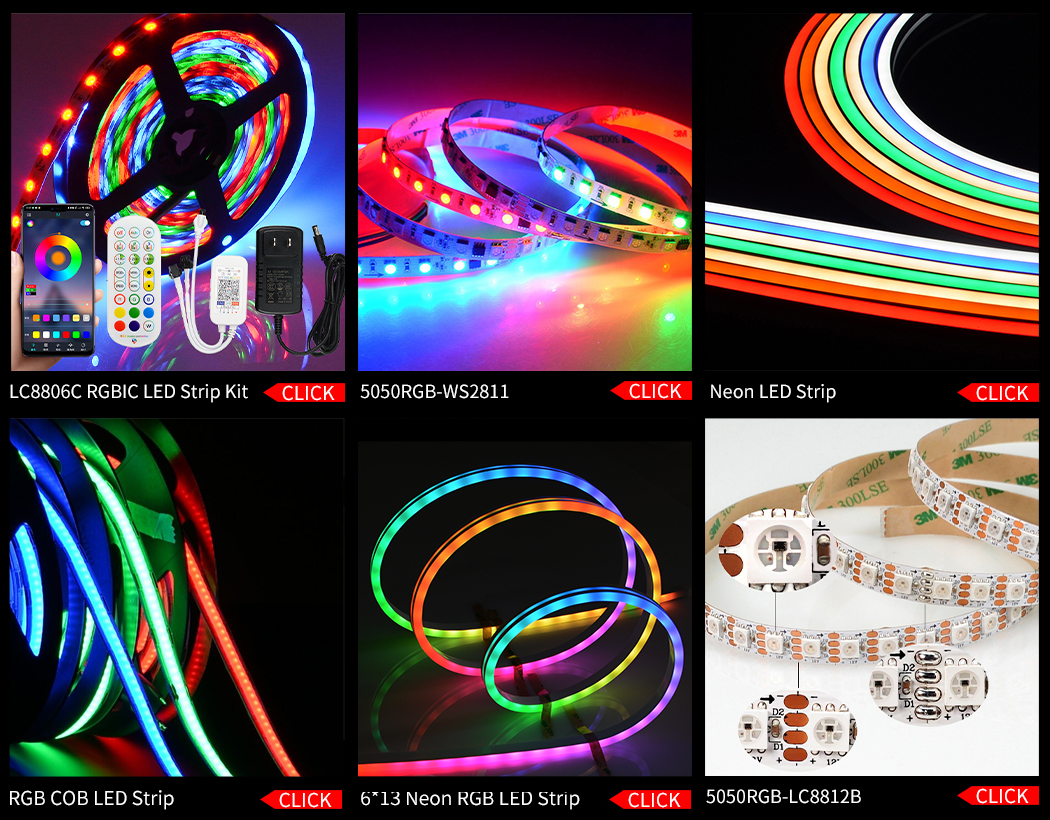 102 Leds Self Adhesive LED Strip 60 Pixel Self Adhesive Rope Lights
