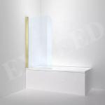 OEM ODM Tempered Glass Shower Enclosure Hinged Folding Bathtub Screen
