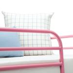 Custom Iron Tube Bed , Industrial Metal Bunk Beds Glossy Finish