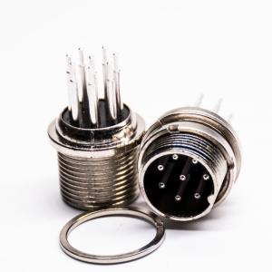 Wholesale IP55 Aviation Plug Socket Connector, Screw Lock 5 Pin Male Connector from china suppliers