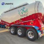 3 Axles 50 Cbm V-Type Bulk Cement Tank Semi Trailer For Transport Bulk Powder