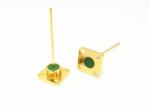 4 Holes Flange Glass To Metal Seal Connectors 1 Pin With High Stability