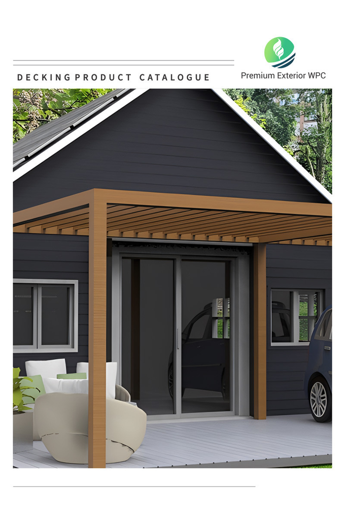 Landspcape WPC Decking Panel Boards High Strength Waterproof