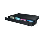 SPCC Material MPO MTP Patch Cord Panel 19 Inch 1U 48/72/96/144 Fibers Cold