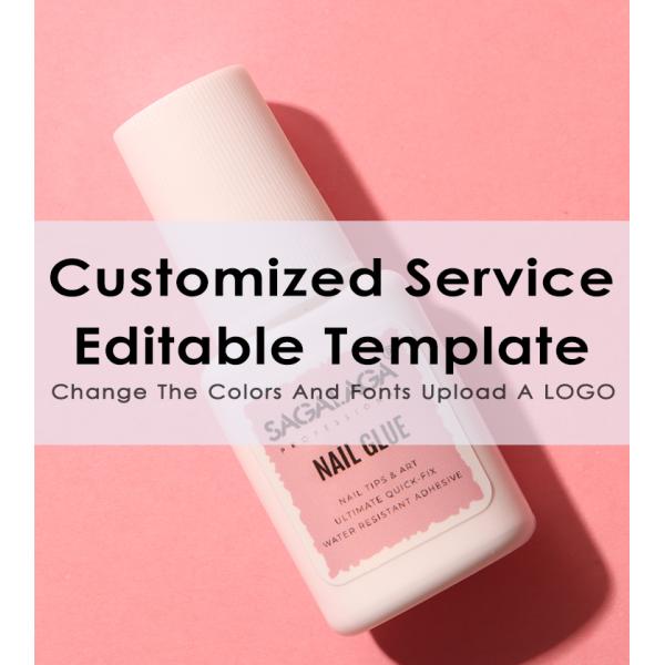 8ML Capacity Mini Nail Polish Tips Glue for Press on Nails Transparent Private Label Super Strong Nail Glue