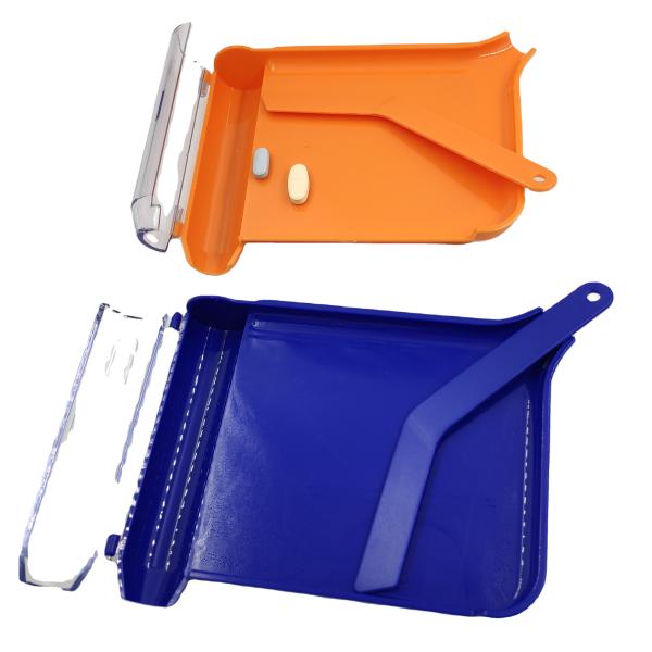 Pharmacy ABS Pill Counting tray medicine pill counting platform spatula plastic counter manual pill counter tray
