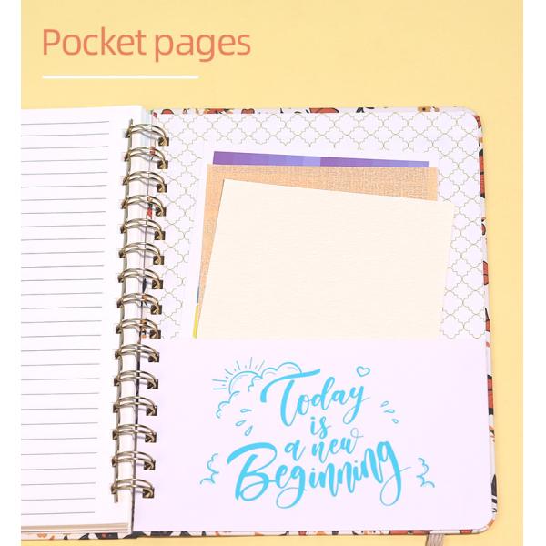 Elastic Band Closure Custom Journal Notebook in 5.8 X 8.3 Inches Size for Customer Requirements