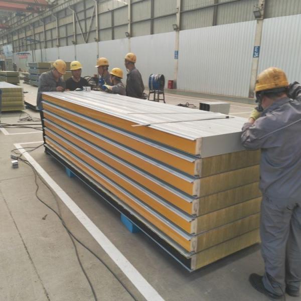0.4-0.8mm Steel Thickness Acoustic Sandwich Panel For Soundproofing And Noise