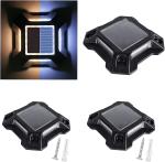 Outdoor Waterproof Pathway Walkway Solar Powered Deck Lights Led Underground