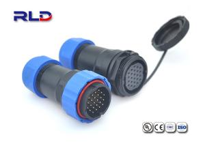Wholesale IP68 18AWG 4 Pin Waterproof Plug Electrical Threaded Cable Connector from china suppliers