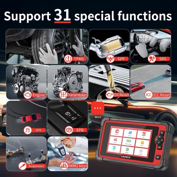 LAUNCH X431 CRP919E Full System Car Diagnostic Tools with 31+ Reset Service Auto OBD OBD2 Code Reader Scanner 2 Year Free Update