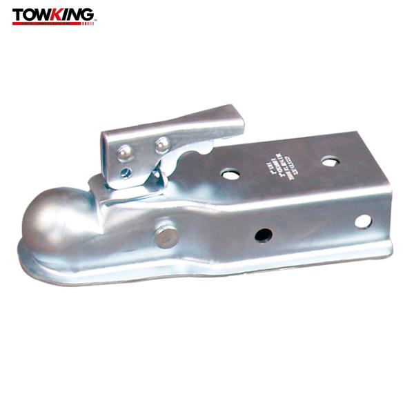 Straight Tongue Trailer Coupler For 1-7/8" Hitch Ball 2" Channel 2000 Lbs