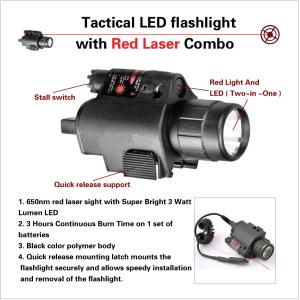 Wholesale Tactical Paintball Gun Scopes Red Dot Laser Sight With Super Bright 3 W Lumen LED from china suppliers
