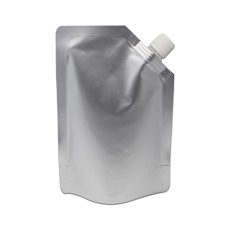 PET/AL/RCPP Spouted Flexible Packaging with Customizable for Food Liquids