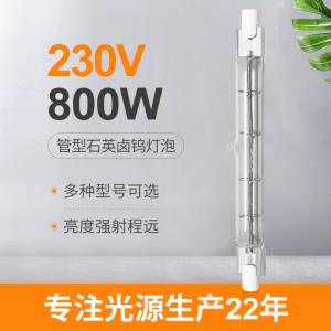 Wholesale 230V 800W R7s Halogen Bulb 118mm Dimmable Double Ended Linear Halogen Lamp from china suppliers