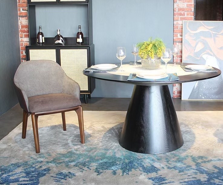 PU Leather Dinning Chair, Restaurant Dinning Chair, Hotel Chair, Lobby Chair, High Density Foam, Solid Wood Legs