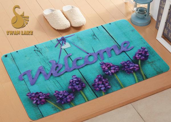 Quality Eco Friendly Family Outdoor Entry Rugs , Water Absorbing Floor Mats for sale