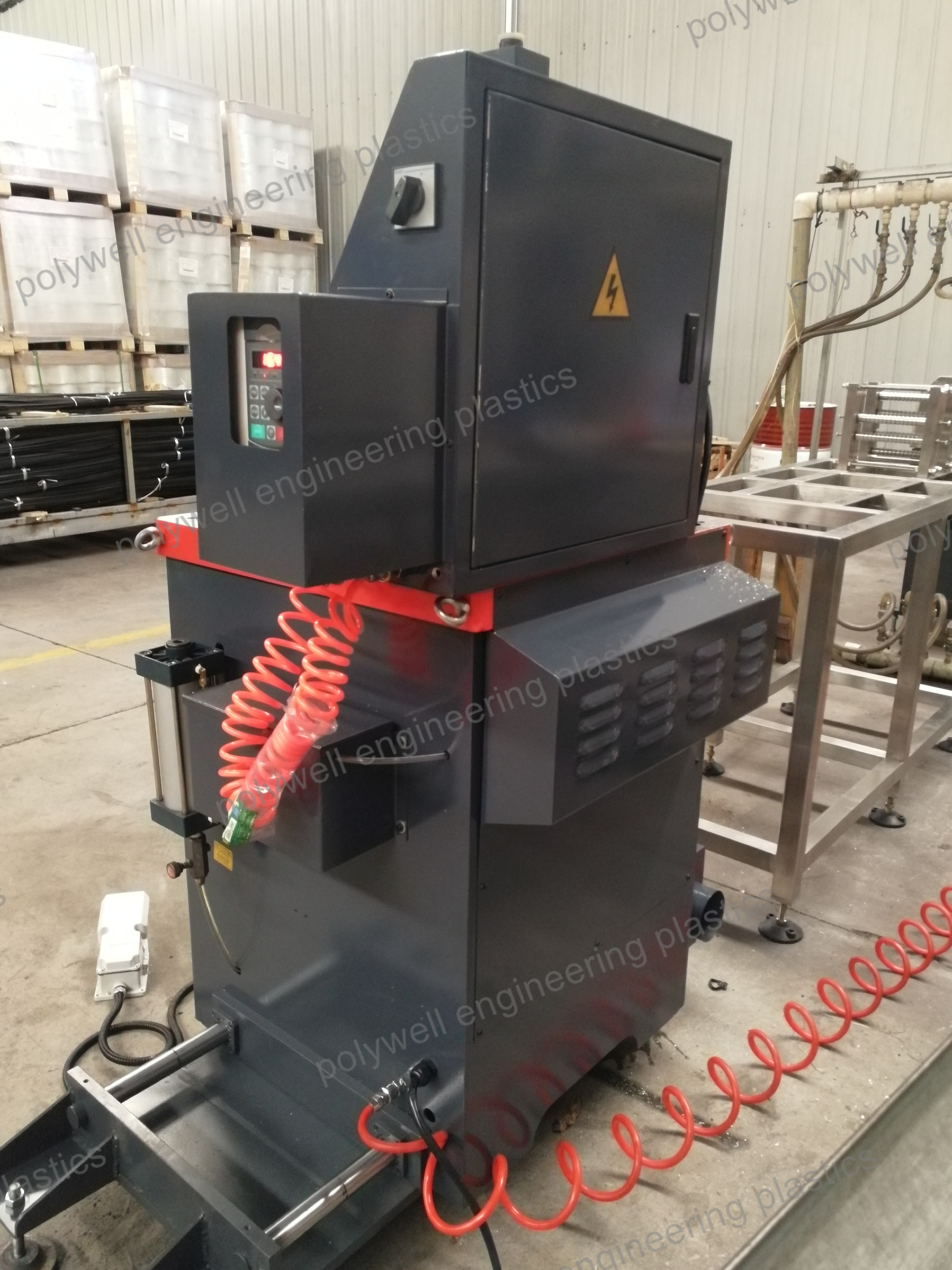 380V Aluminium Profile Cutter With Circular Saw For Plastic Bar Band