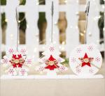 Christmas Hot Design Wood Craft Art Decoration Ornaments