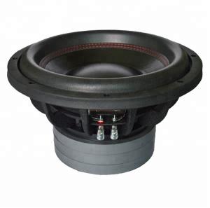 Wholesale Paper Cone DC 12V 1500W 12 Inch 90dB Car Audio Subwoofer from china suppliers