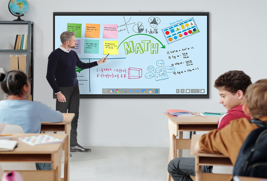 4K Infrared Interactive Touch Screen Whiteboard Windows Compatibility
