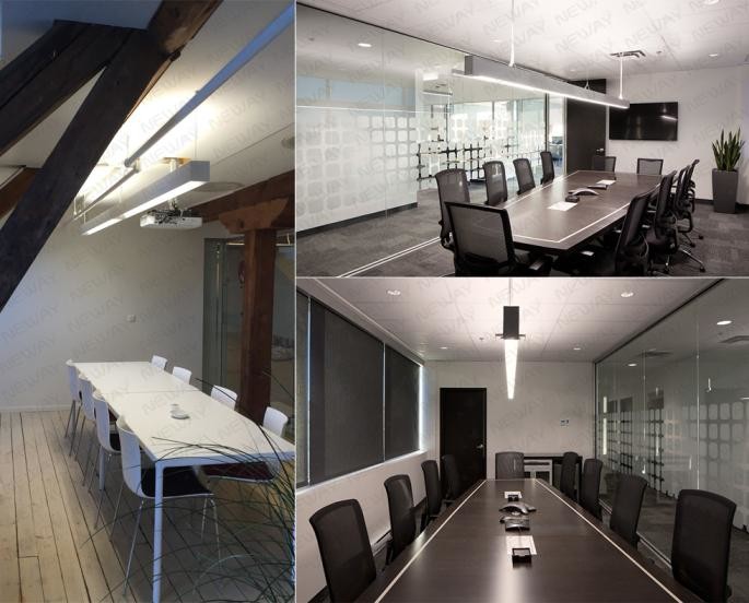 60W 72W 84W Suspension Up Down linear LED lighting fixture direct and indirect Indoor conference architectural lighting