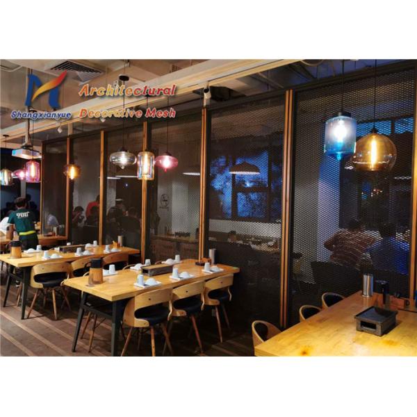 Restaurant Aluminum Expanded Mesh 2.0mm 2m Stretched Steel Mesh