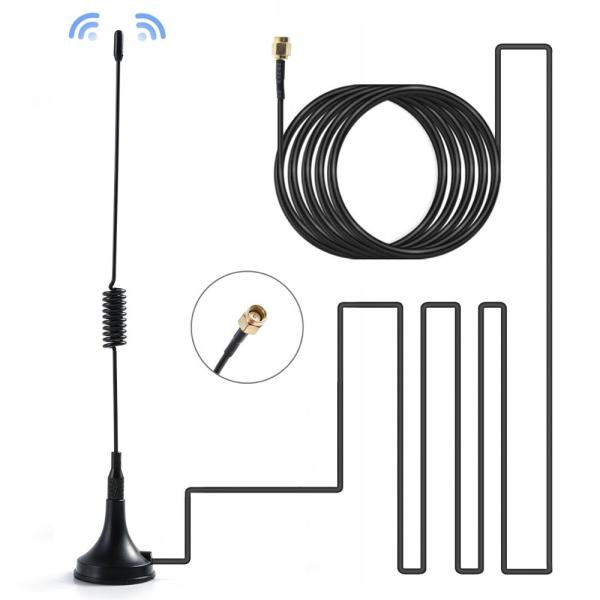 Vertical Polarization High Gain 30dbi GSM 3G 4G Car Indoor Antenna with Magnetic
