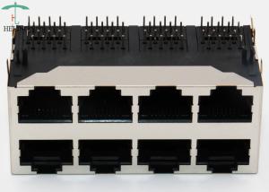 Wholesale Gold Plating 1u&quot; 2x4 Ports Rj45 Multiple Port Connectors MJ5988-B024-RF4 from china suppliers