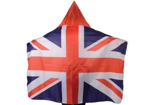 Wholesale Australia Usa Flag Cape Wearable Kintted Polyester Nylon High Fastness from china suppliers