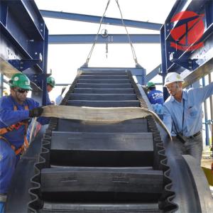 Wholesale TC110 Conveying Bulk Materials Rubber Steel Cord Corrugated Sidewall Conveyor Belt from china suppliers
