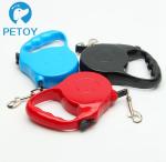Outdoor Walking Retractable Pet Leashes Chew Proof Customized Color