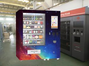China Touch Screen Bread Yoghurt Vending Machine With Automatic Report Function on sale