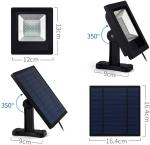 30 Solar Security Flood Light Outdoor Powered Security Wireless Waterproof