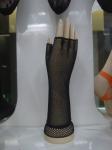 Sensational Dance Wear Accessories Black Hollow Mesh Fingerless Gloves for