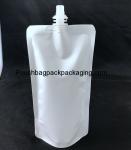 Aluminum stand up spout pouch with spout for juice, food or other liquid