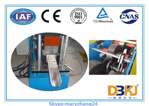 50Hz 3 phase Colored Steel Seamless Gutter Machine ISO SGS CE