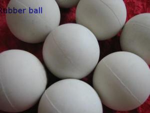 China Low Temprature Resistant HNBR Solid Industrial Ball , Rubber Medicine Ball on sale