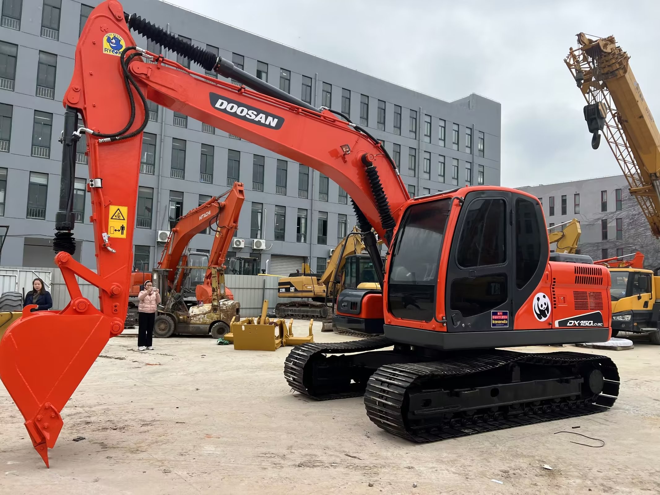 Crawler Mounted DX150-9C Used Doosan Excavator Original Korea Versatility