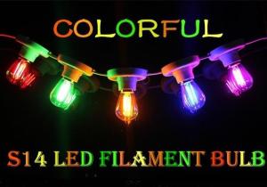 Wholesale Colorful E27 Led Filament Bulb Rgb 6w 600lm Clear Glass High Brightness from china suppliers