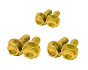 Wholesale IATF16949 Passed Factory Custom Hex Head fasteners Carbon Steel Gold Bolts Brass Nut For Motorcycle from china suppliers