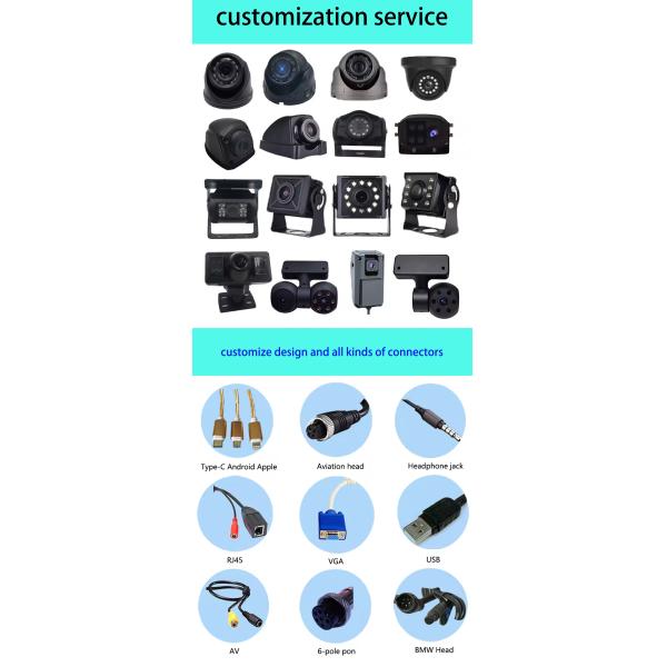 1080P Dual Lens DVR 12.3inch View Electronic Reversing Mirror Split View Replace Bus Outside Mirror