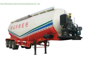 Wholesale V Type Tank Semi Trailer 50 - 55 M3 , Dry Bulk Cement Trailers Heavy Duty from china suppliers