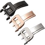 ROHS Stainless Steel Watch Buckle , 20mm Leather Strap Butterfly Clasp