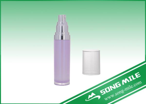 30ml 50ml 80ml 100ml 120ml Matte Silver Aluminum Airless Bottle