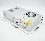 16.5A 24V 400W Power Supply IP20 Underground Light Box Minunum Fan