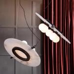 Nordic modern art chandelier creative hotel bar hotel marble chandelier