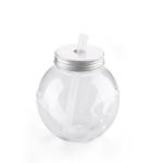 500ML PET Clear Cute Fat Chicken Shape Milk Tea Plastic Cup For Summer Cold